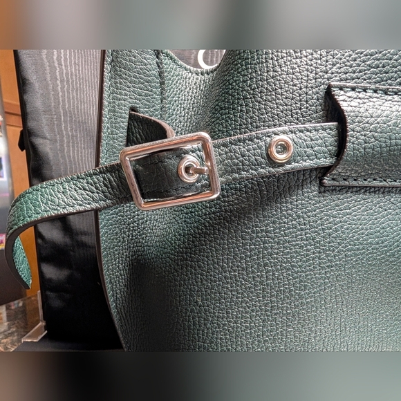 Celine Nano Bucket Bag - Amazone (Dark Teal), Silver - Picture 9 of 16